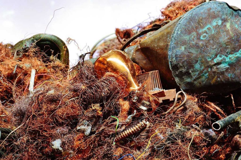 recyclage des métaux : cuivre